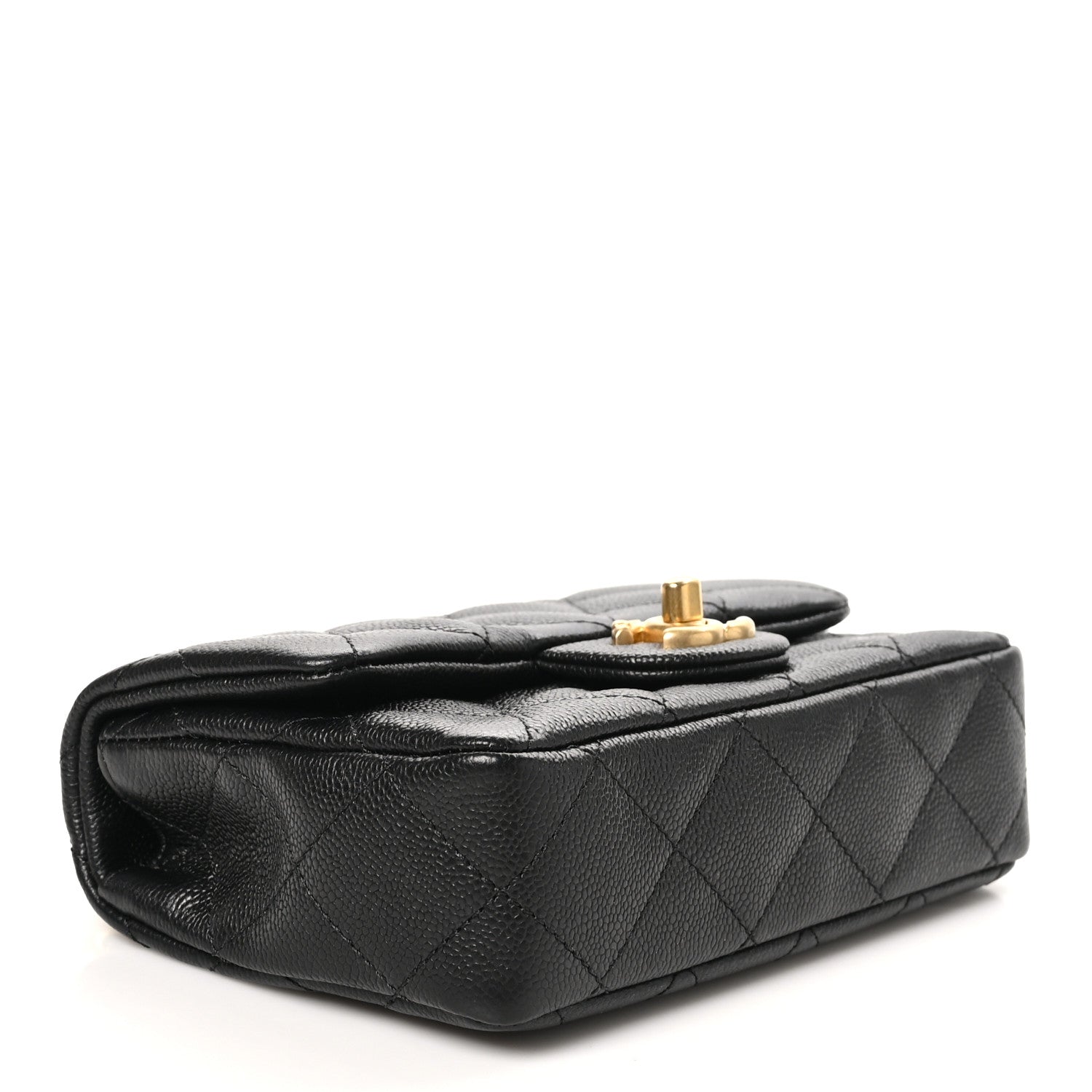 Chanel Caviar Quilted Mini Sweetheart Rectangular Flap Black 4 of 11