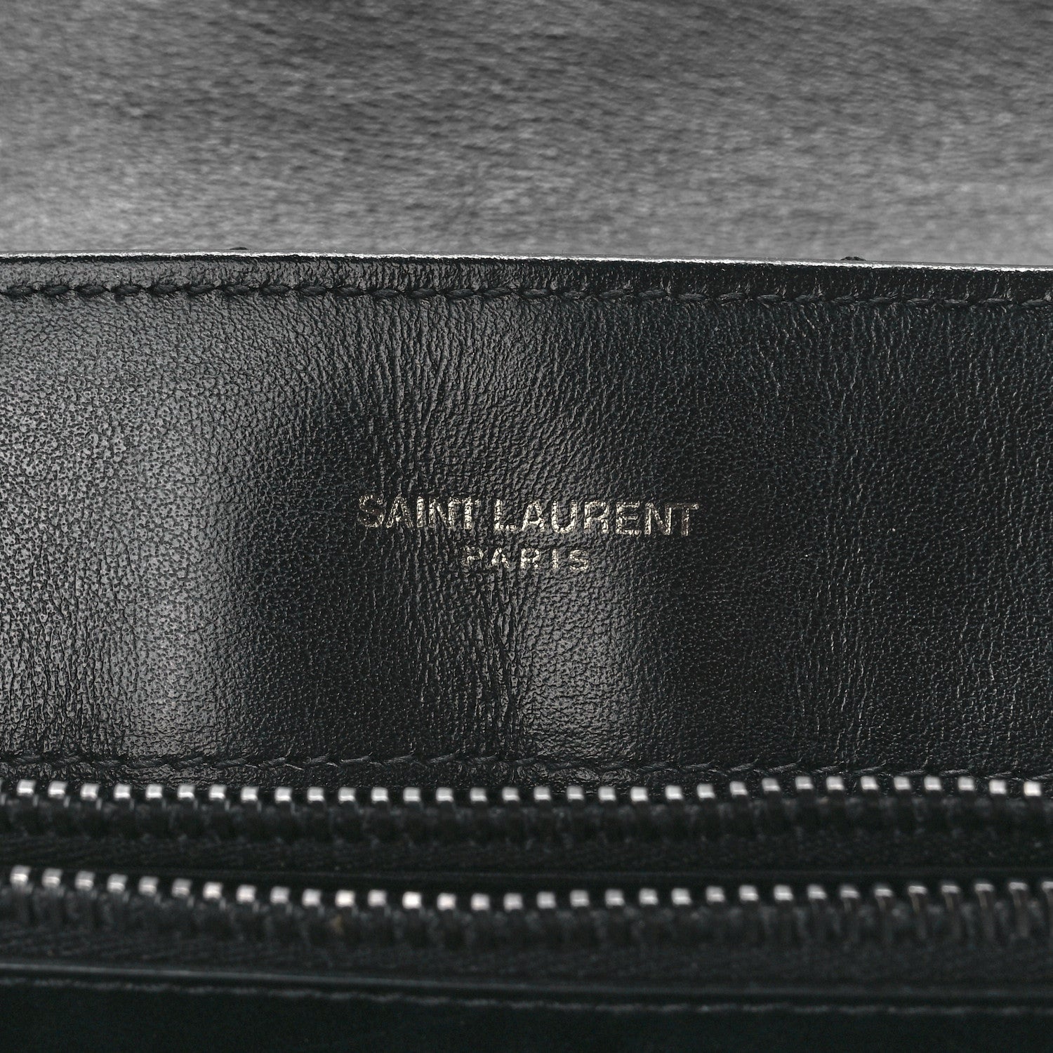 Saint Laurent Calfskin Y Quilted Monogram Monochrome Medium Loulou Chain Satchel Black 6 of 13