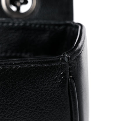 Prada Glace Calfskin Studded Crossbody Black 13 of 18