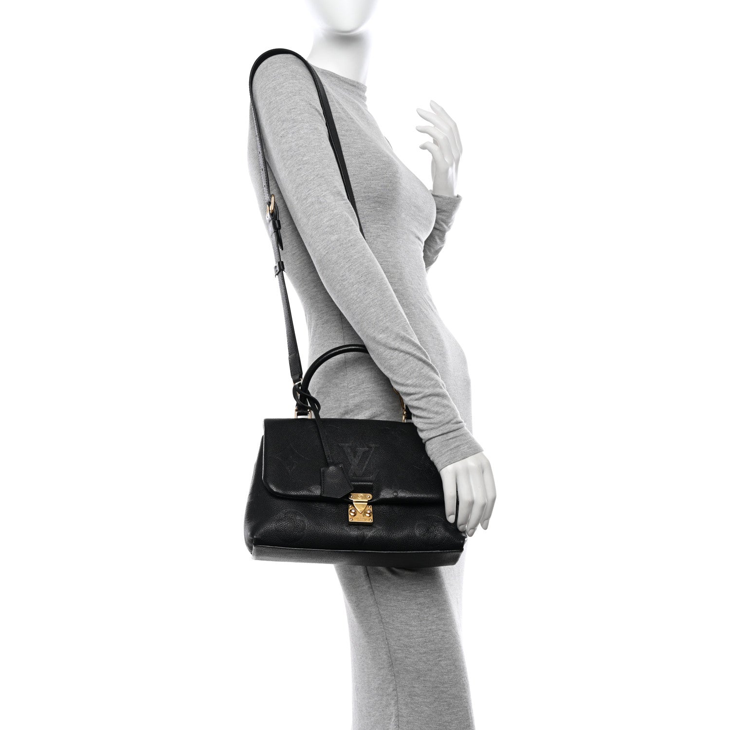 Louis Vuitton Empreinte Monogram Giant Madeleine MM Black 2 of 12