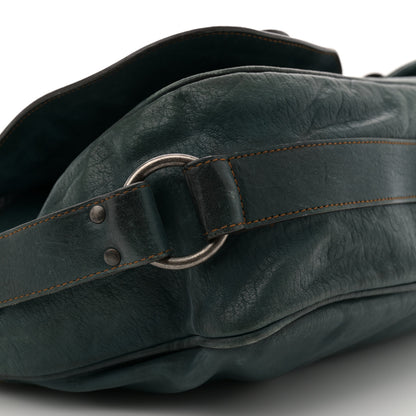 Christian Dior Calfskin Large Gaucho Double Saddle Bag Dark Blue 9 of 14