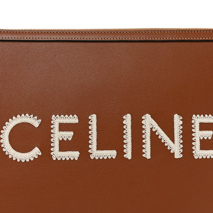 Celine Smooth Calfskin Small Pouch With Strap Tan 7 of 9