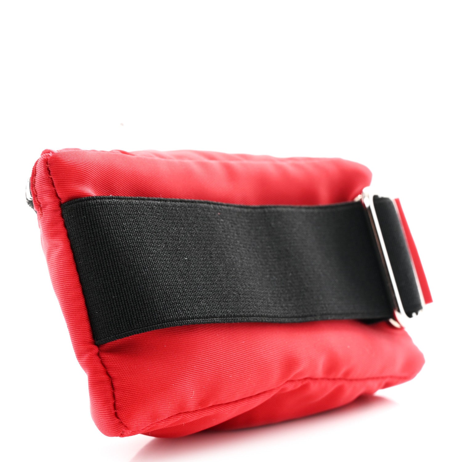 Prada Tessuto Nylon Wrist Pouch Rosso 3 of 6