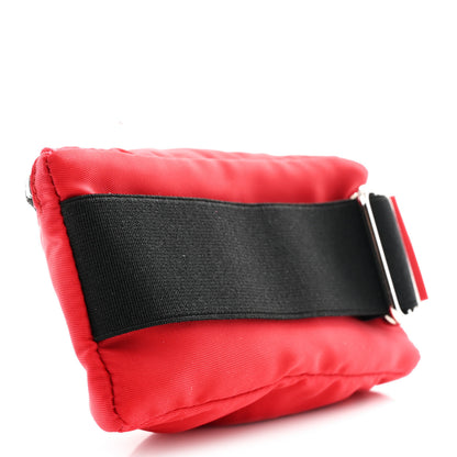 Prada Tessuto Nylon Wrist Pouch Rosso 3 of 6