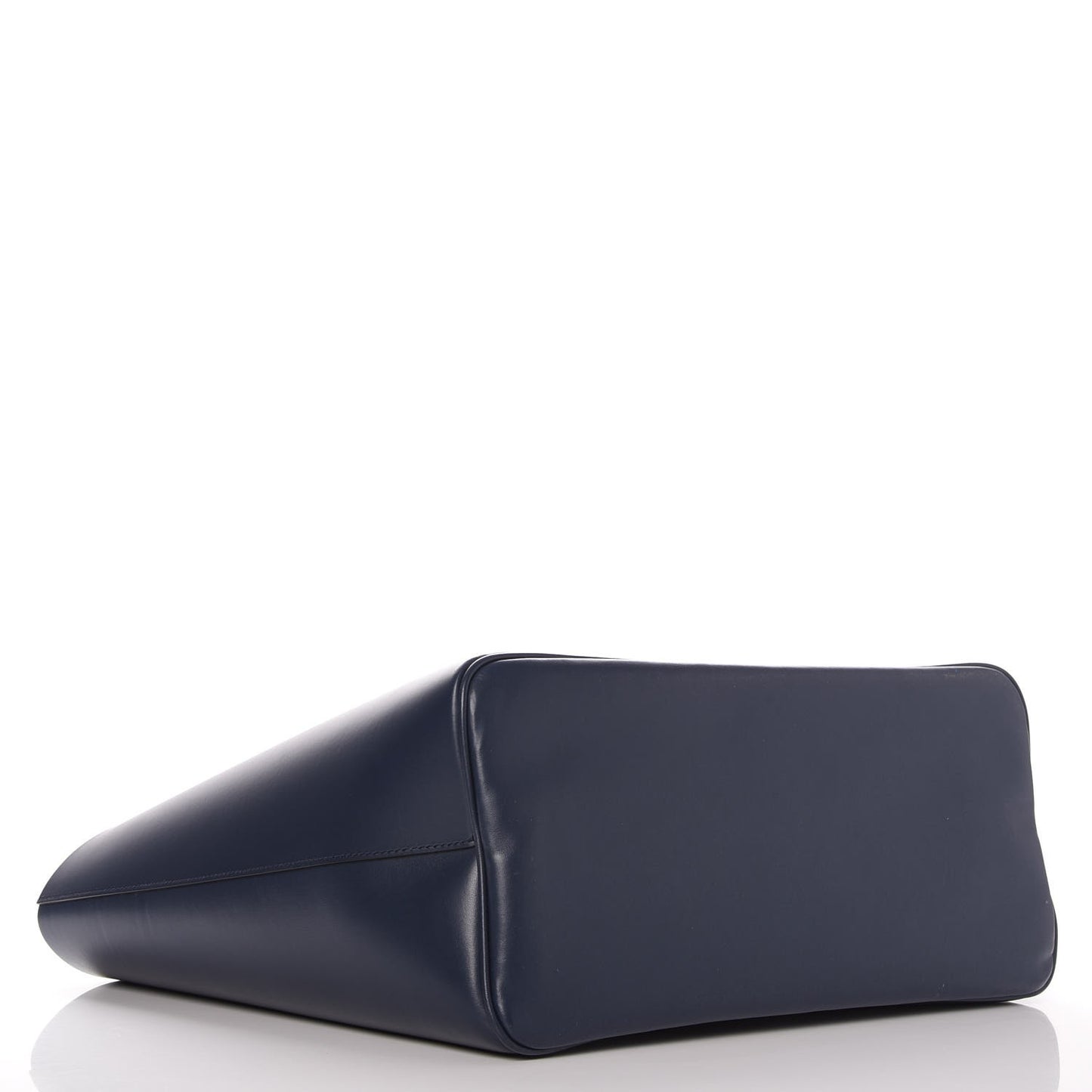 Calfskin Large Antigona Tote Night Blue Silver