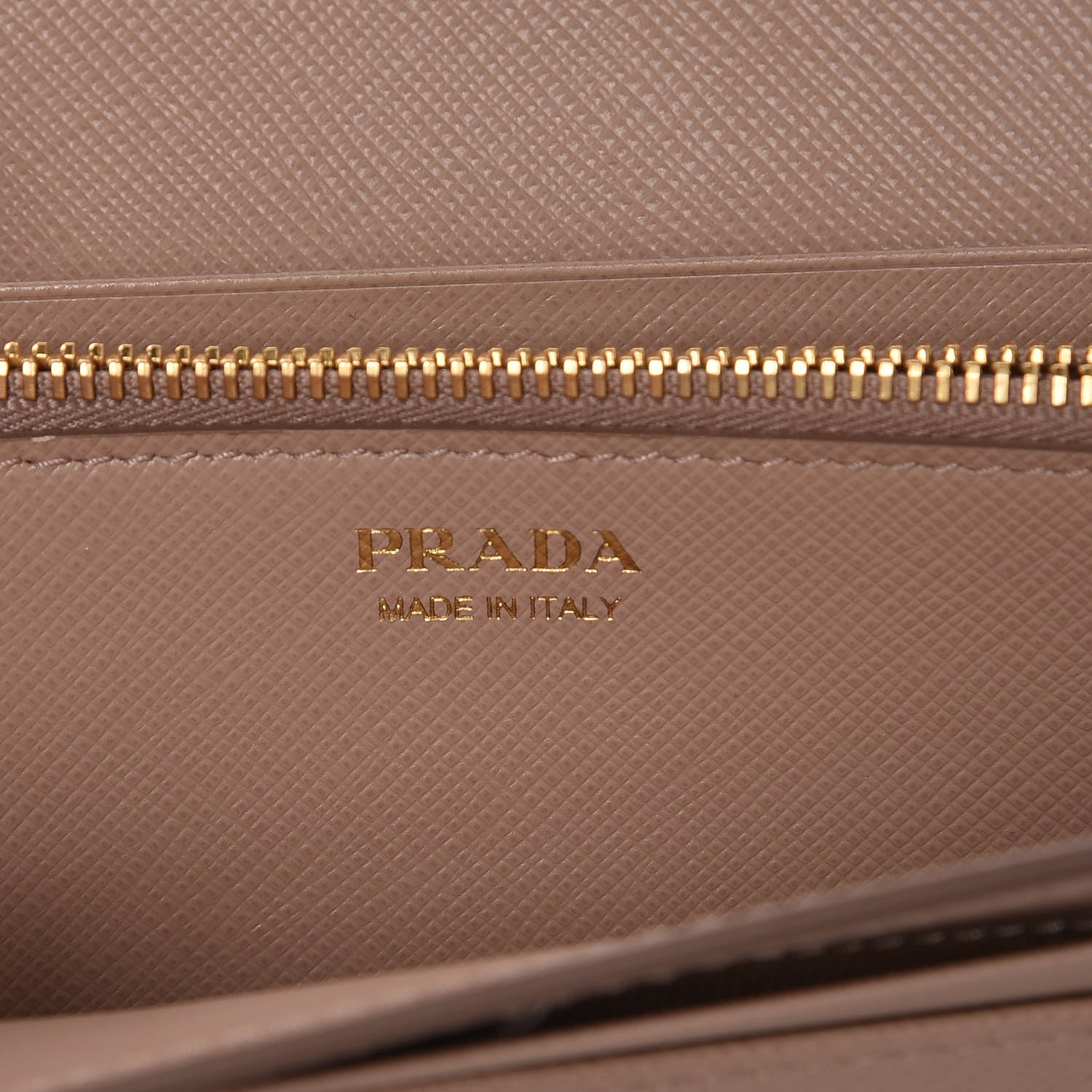 Prada Saffiano Shine Monochrome Continental Wallet Cipria 8 of 13