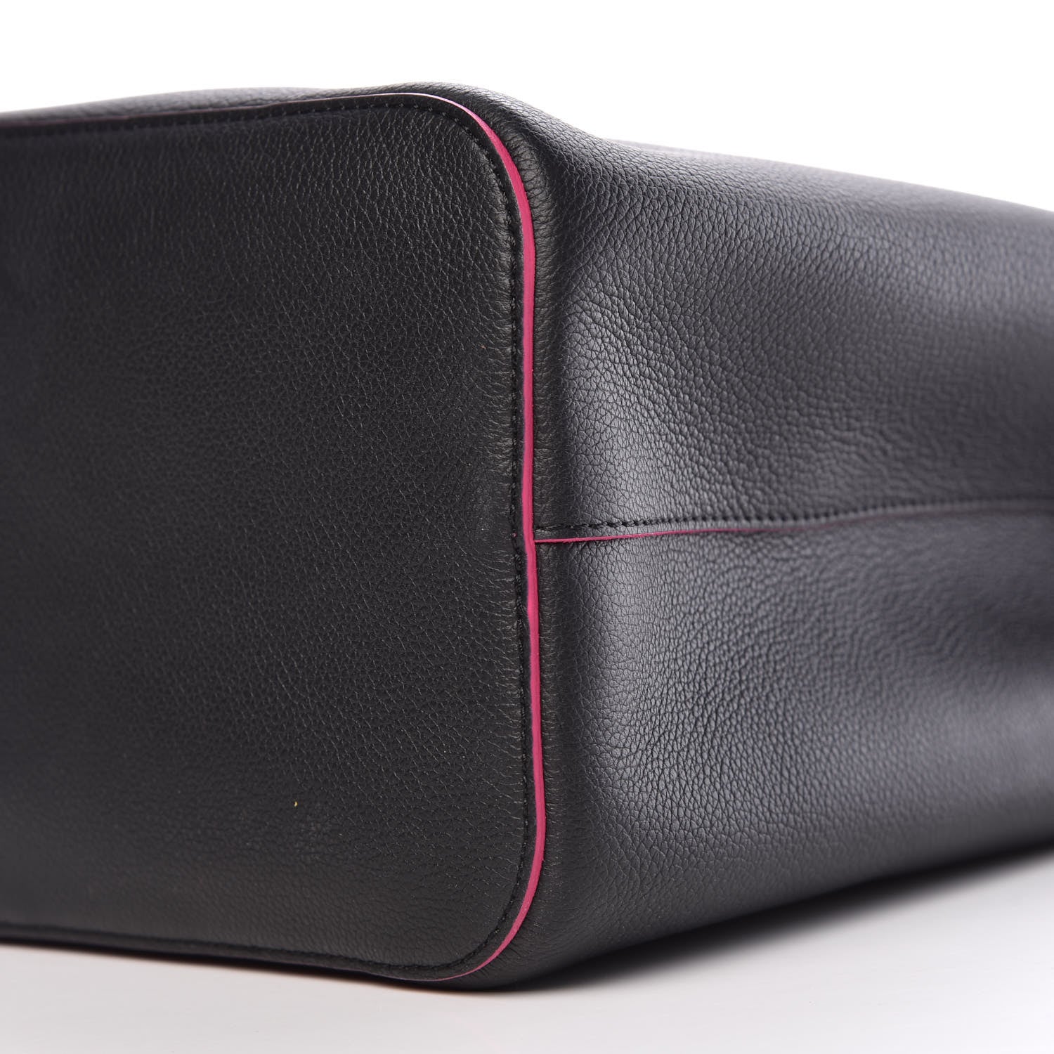 Louis Vuitton Calfskin Lockme Bucket Black 9 of 9