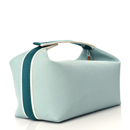Hermes Canvas Small Bride-A-Brac Pouch Eucalyptus 3 of 11