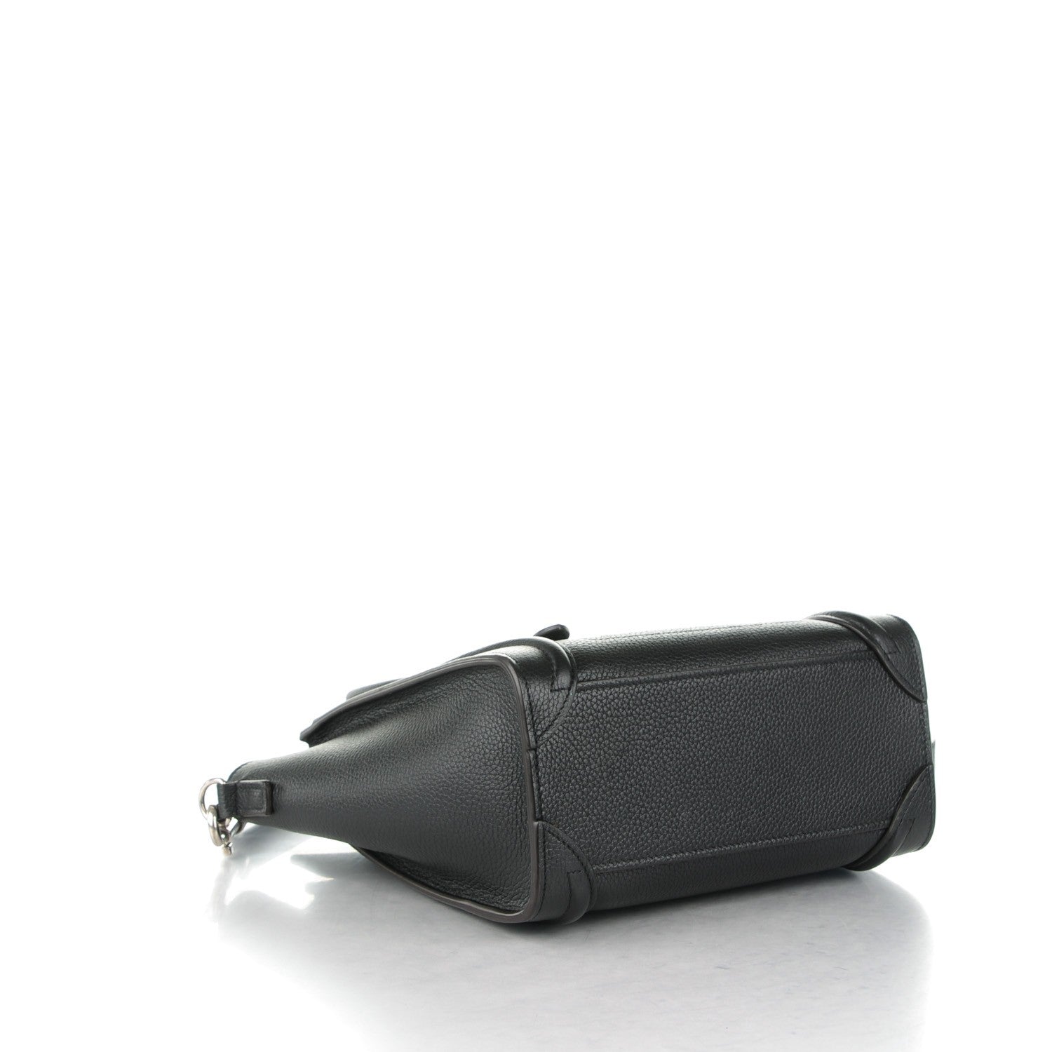 Celine Drummed Calfskin Nano Luggage Black 4 of 12