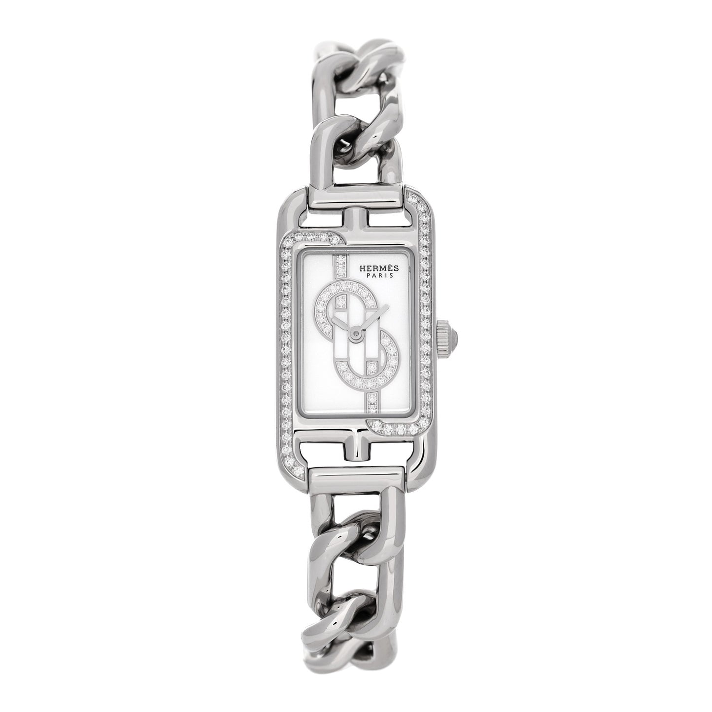 Stainless Steel Diamond Bezel 17mm Nantucket Quartz Watch
