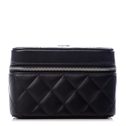Chanel Lambskin Quilted Watch Case Black 1 of 7