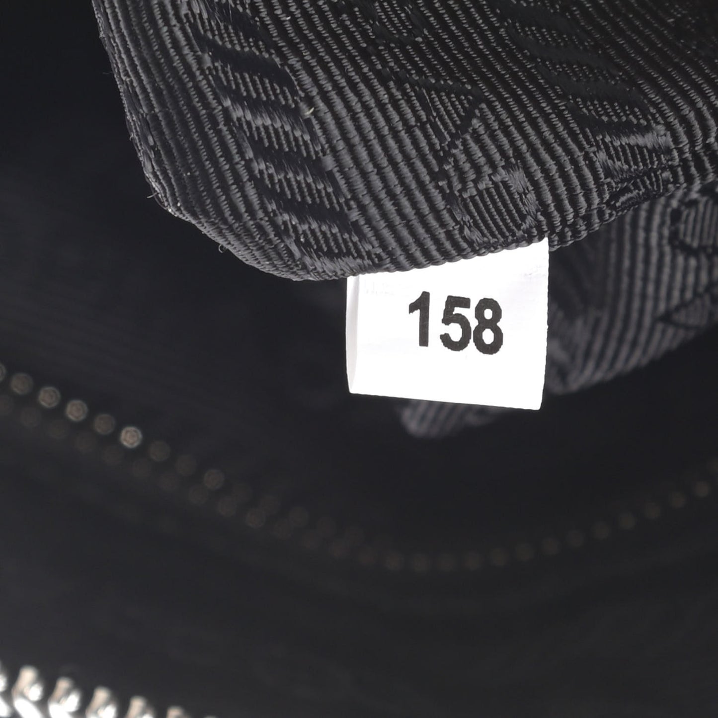 Nylon Tessuto Impuntu Quilted Crossbody Bag Black