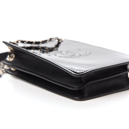 Chanel Patent CC Phone Holder Crossbody Black 6 of 10