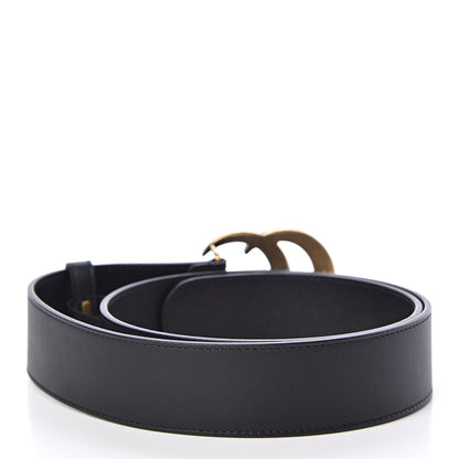 Gucci Calfskin Double G 40mm Belt 85 34 Black 3 of 7