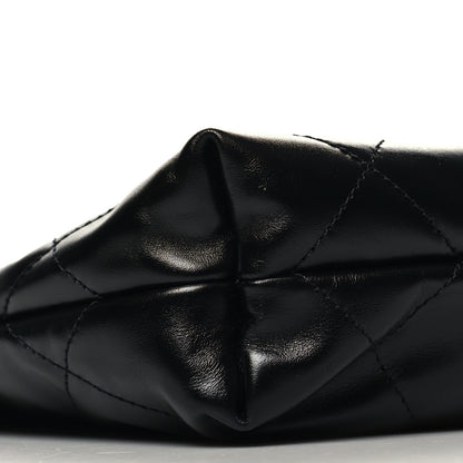 Chanel Shiny Calfskin Quilted Mini Chanel 22 Black 9 of 10