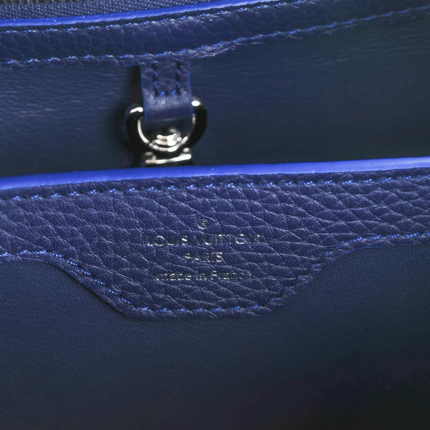 Taurillon Python Capucines BB Indigo