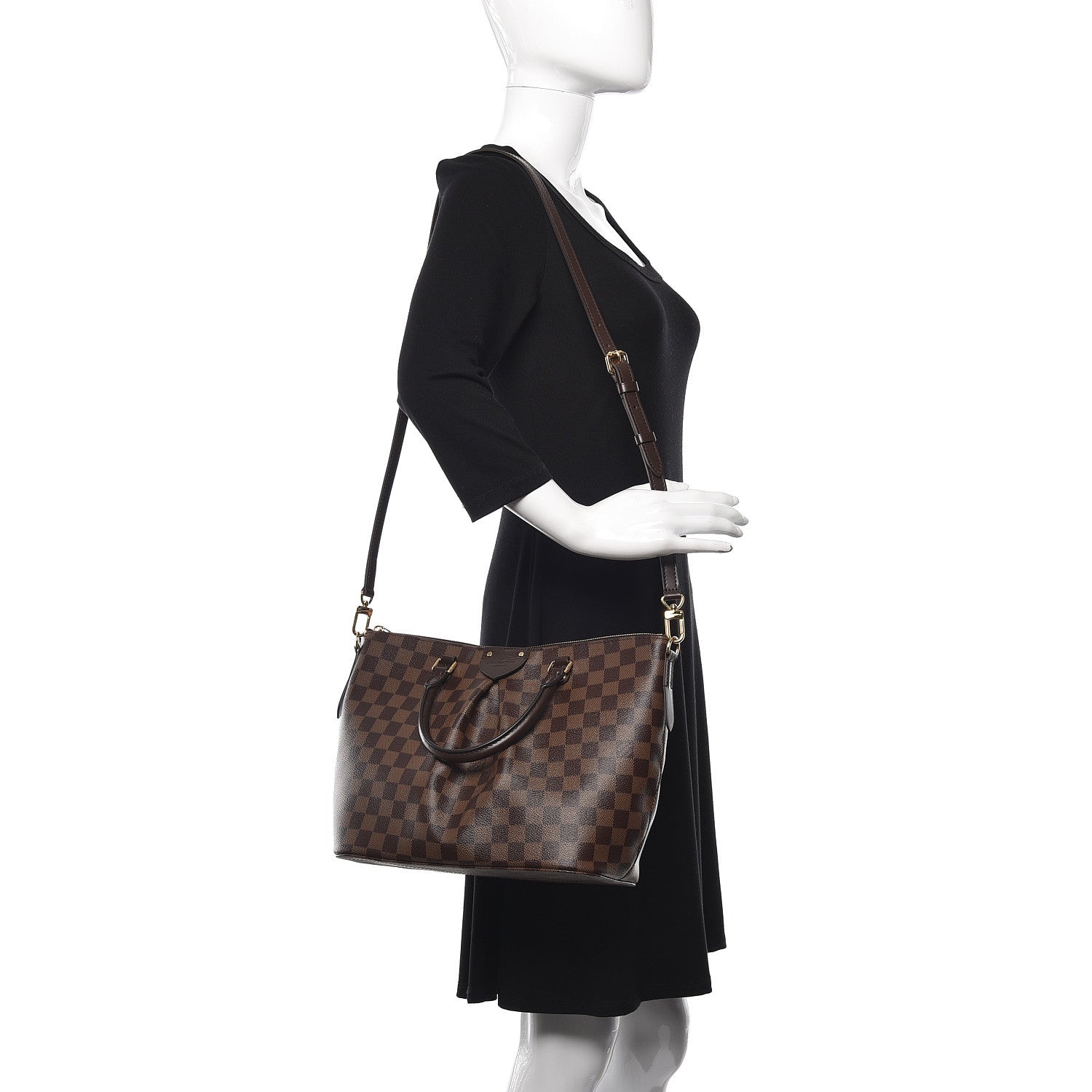 Louis Vuitton Damier Ebene Siena MM 3 of 12