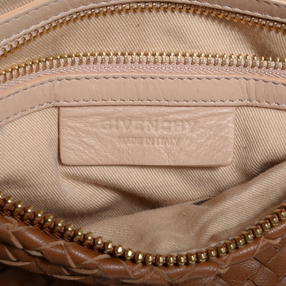 Givenchy Lambskin Small Woven Pandora Tan 6 of 12