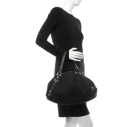 Gucci Monogram Medium Abbey Shoulder Bag Black 2 of 11