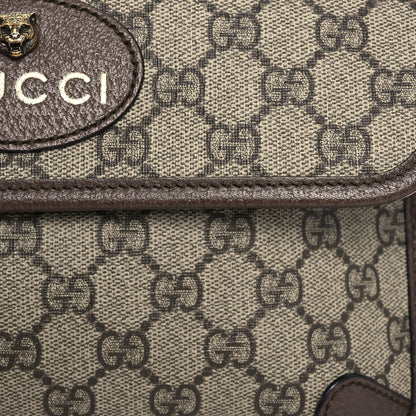 Gucci GG Supreme Monogram Neo Vintage Web Belt Bag Brown 8 of 15