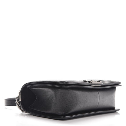 Chanel Calfskin Quilted Medium Boy Flap Black 4 of 8