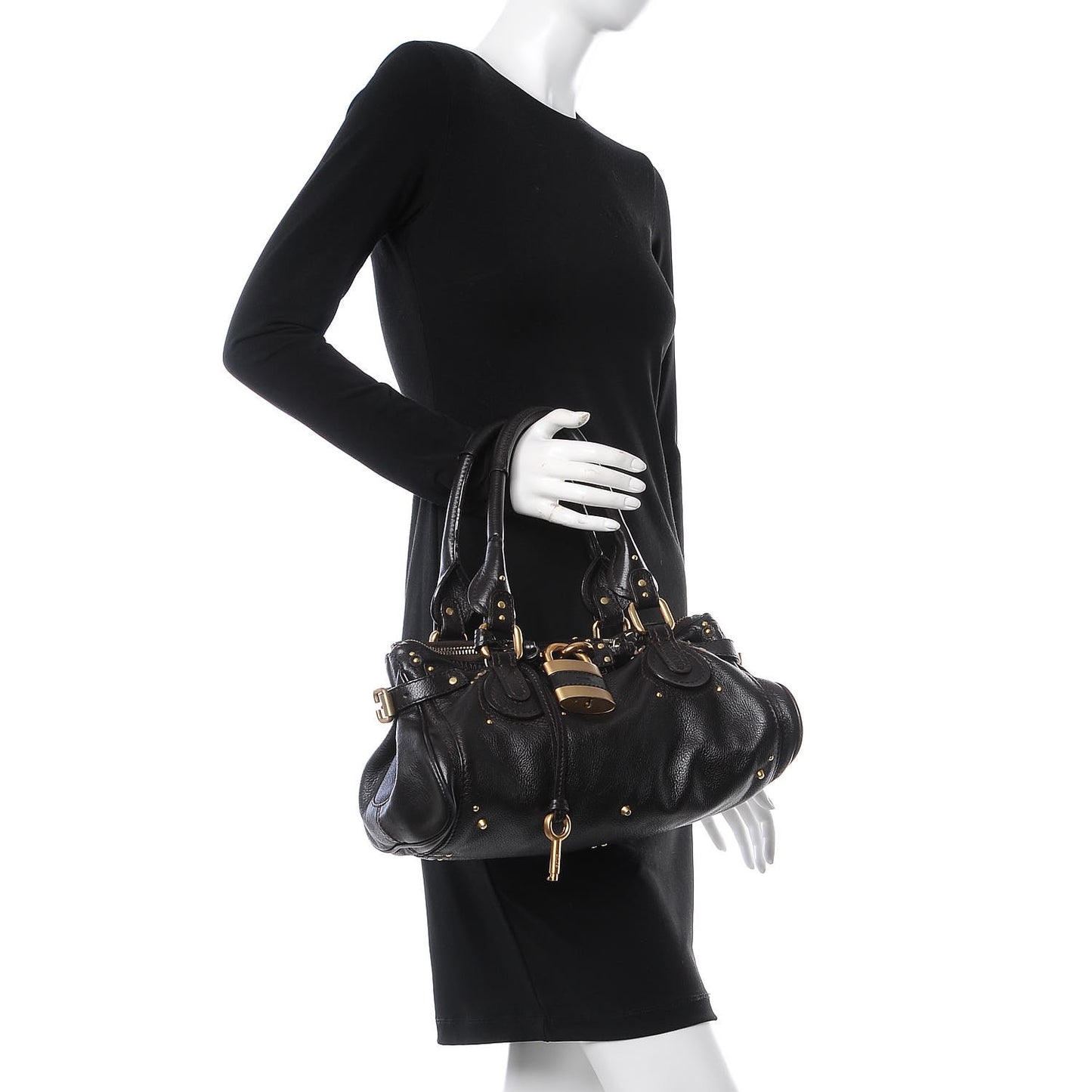 Calfskin Paddington Satchel Chocolate