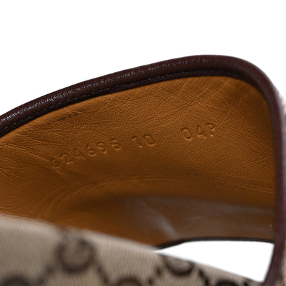 Gucci Canvas GG Monogram Mens Slide Sandals 10 Beige 9 of 9