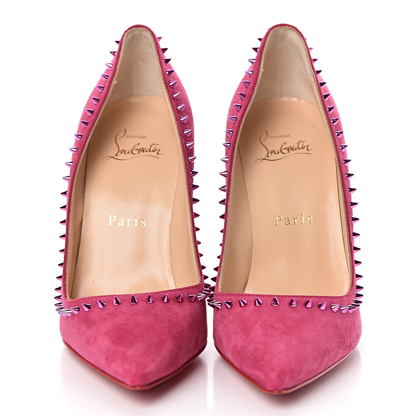 Veau Velours Anjalina 100 Pumps 36 Fuxia