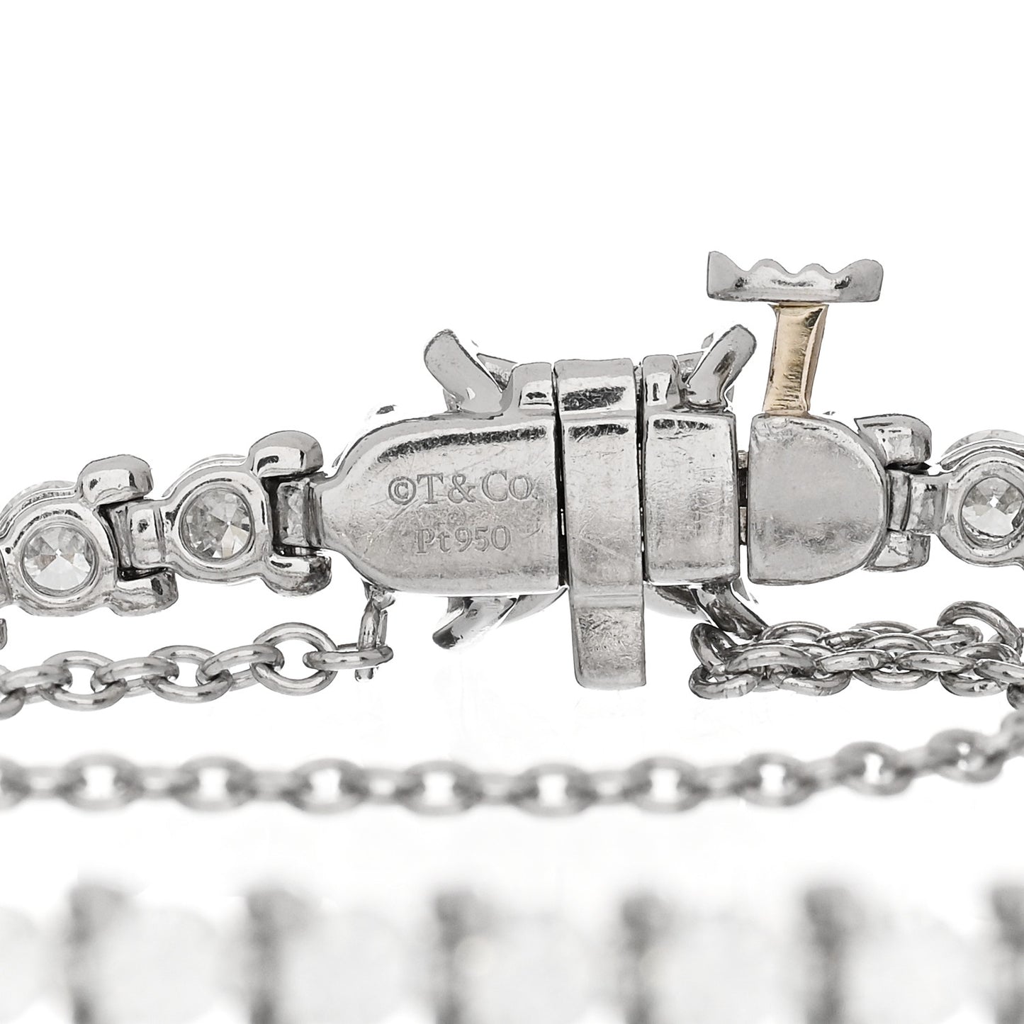 Platinum Diamond 3.08ctw Victoria Tennis Bracelet