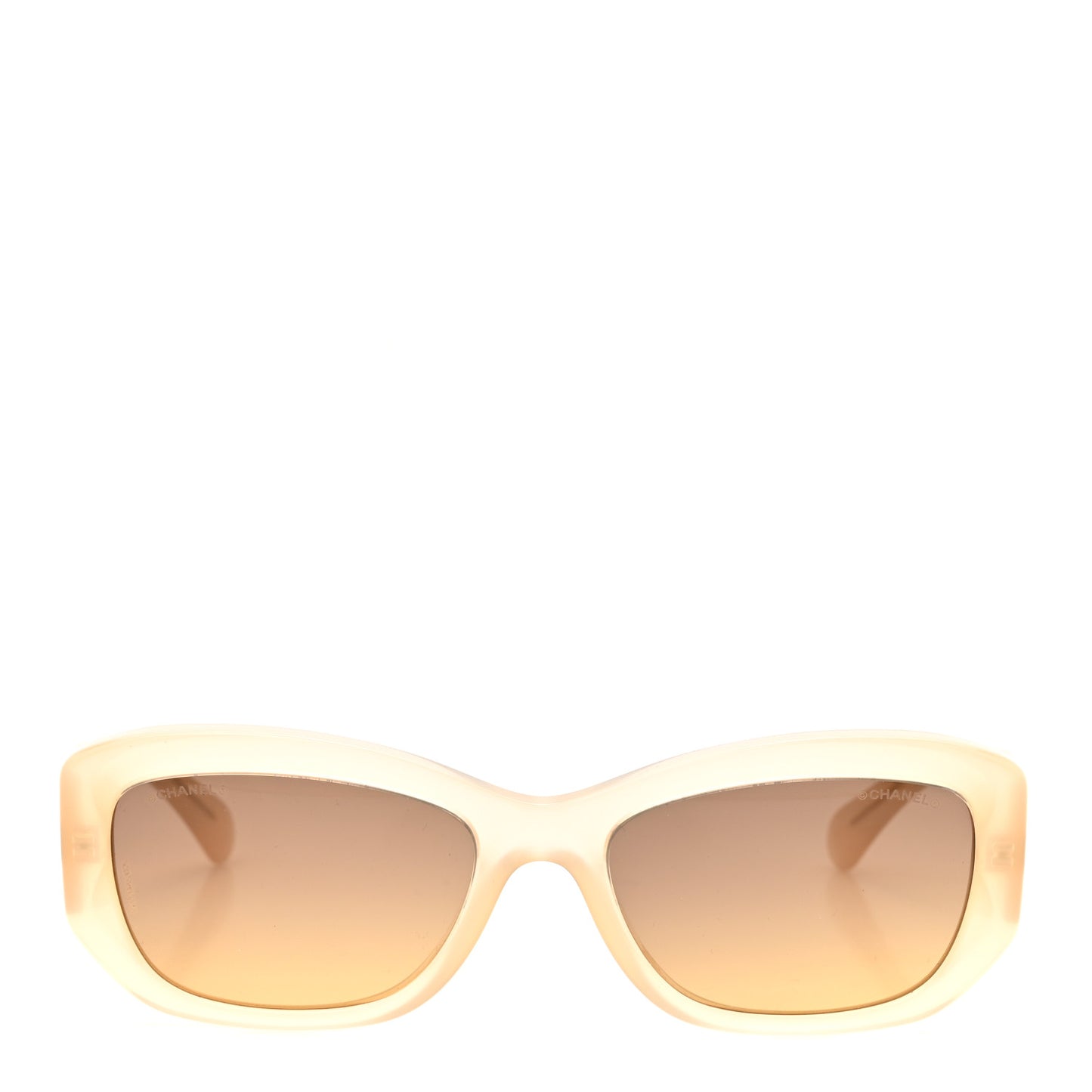Acetate Rectangle Sunglasses 5493 Light Yellow Light Yellow