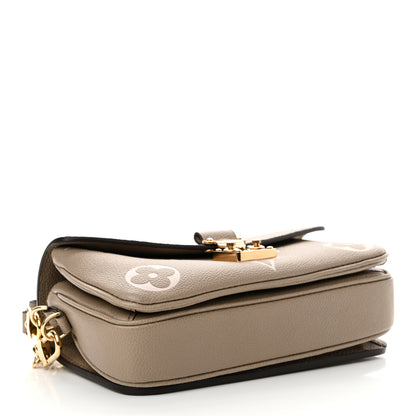 Louis Vuitton Empreinte Monogram Giant Pochette Metis East West Tourterelle Creme 4 of 9