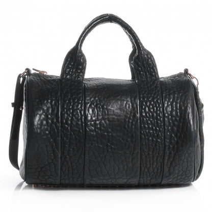 Alexander Wang Leather Rocco w Rose Gold Hardware Black 1 of 6