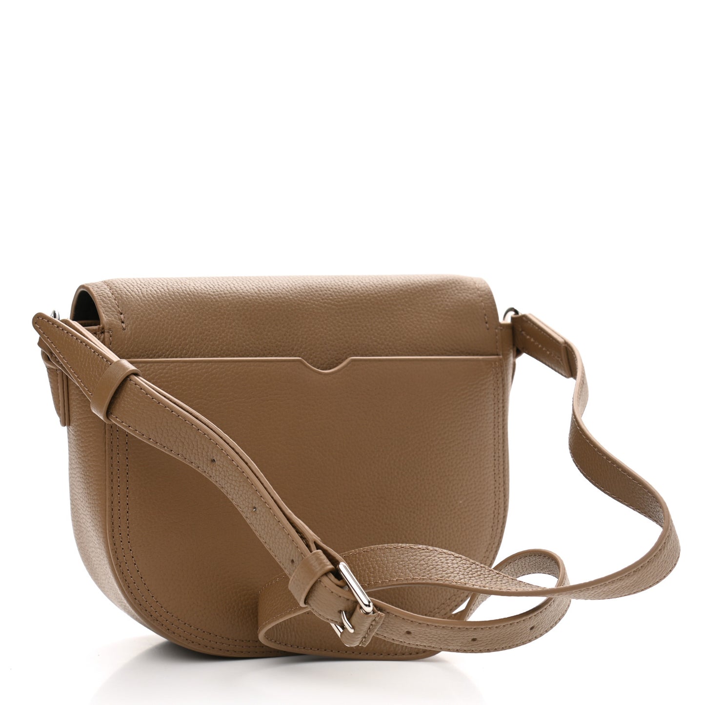 Calfskin Mini Pashli Saddle Belt Bag Brown