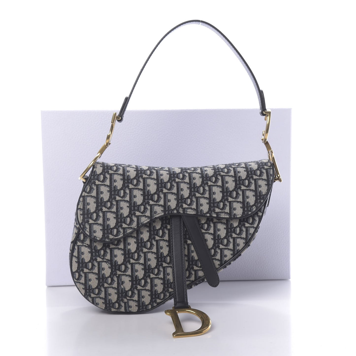 Oblique Saddle Bag Blue