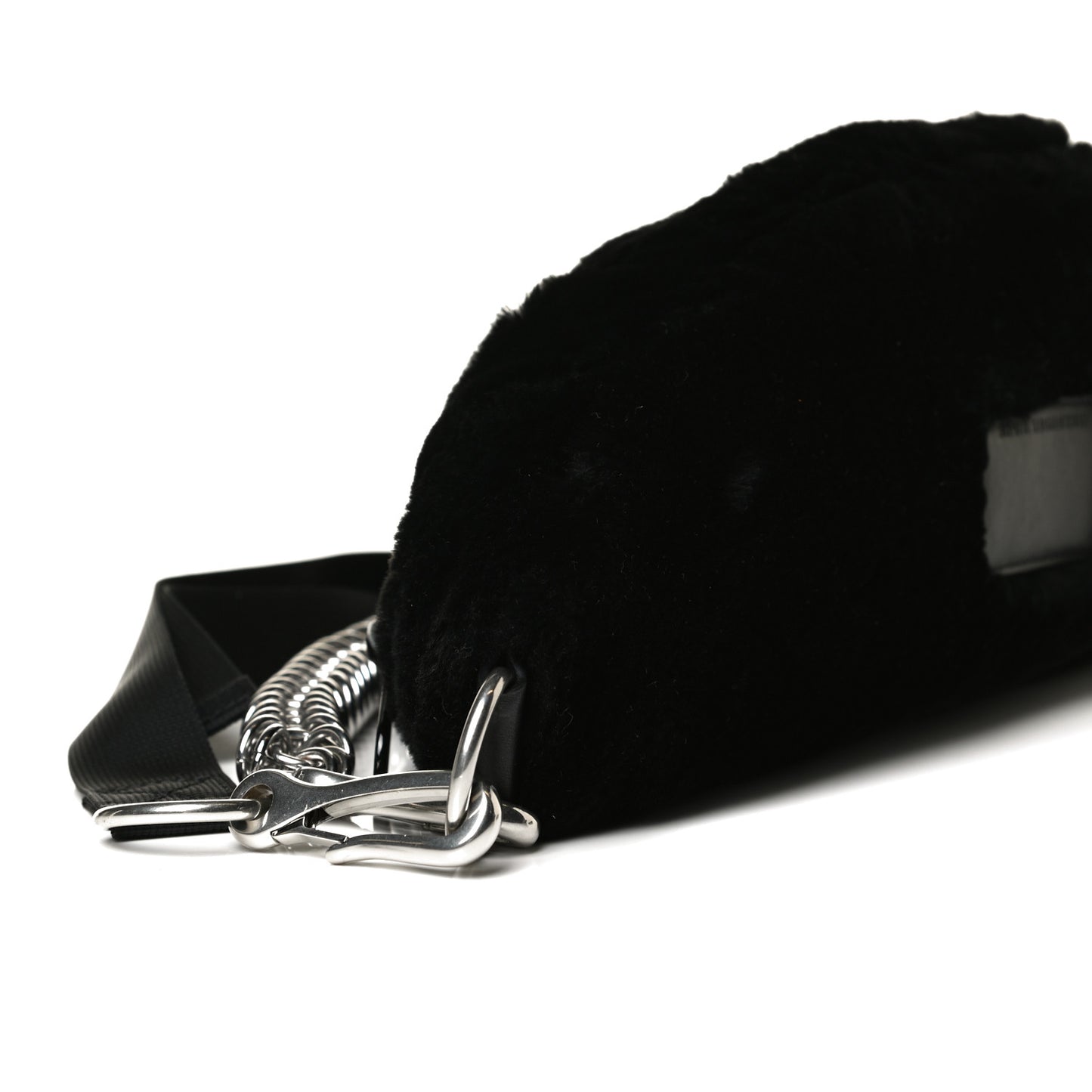 Mink Fur Attica Belt Bag Black