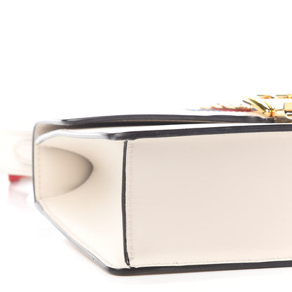 Gucci Calfskin Small Sylvie Shoulder Bag Off White 8 of 10