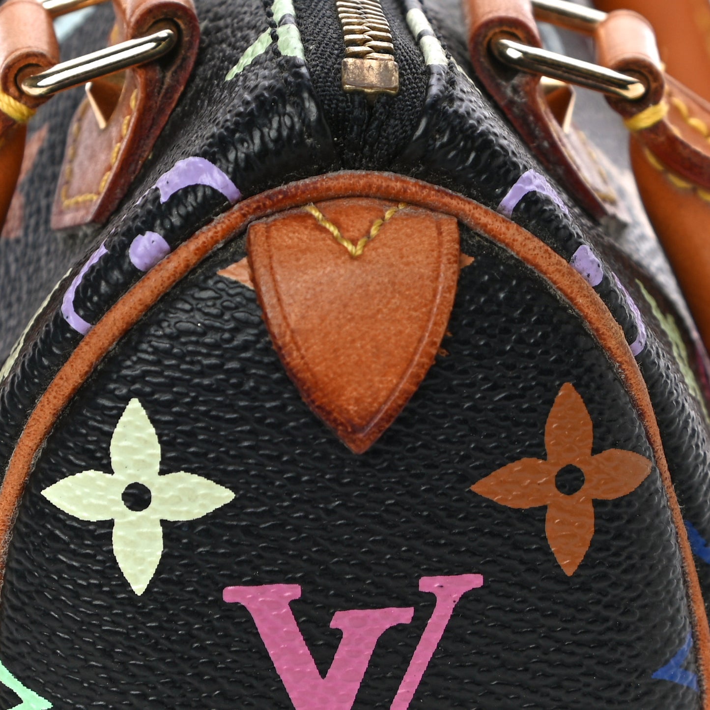 Monogram Multicolor Mini Sac HL Speedy Black