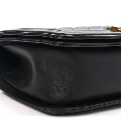 Chanel Lambskin Quilted Medium Boy Flap Black 9 of 10