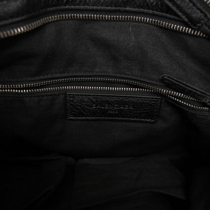 Balenciaga Agneau Classic Silver Hardware Velo Black 6 of 10