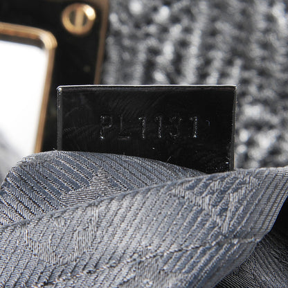Louis Vuitton Calfskin Quilted Monogram Altair Clutch Black 7 of 7