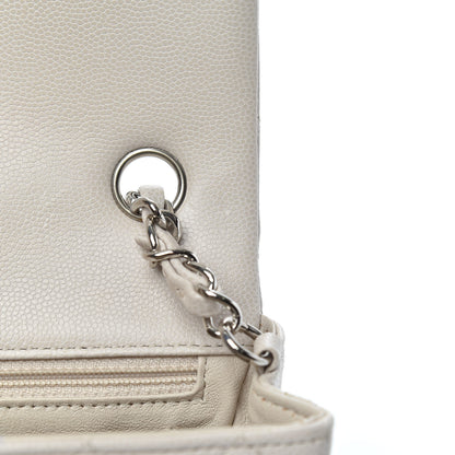 Chanel Caviar Quilted Mini Rectangular Flap Ivory 10 of 10