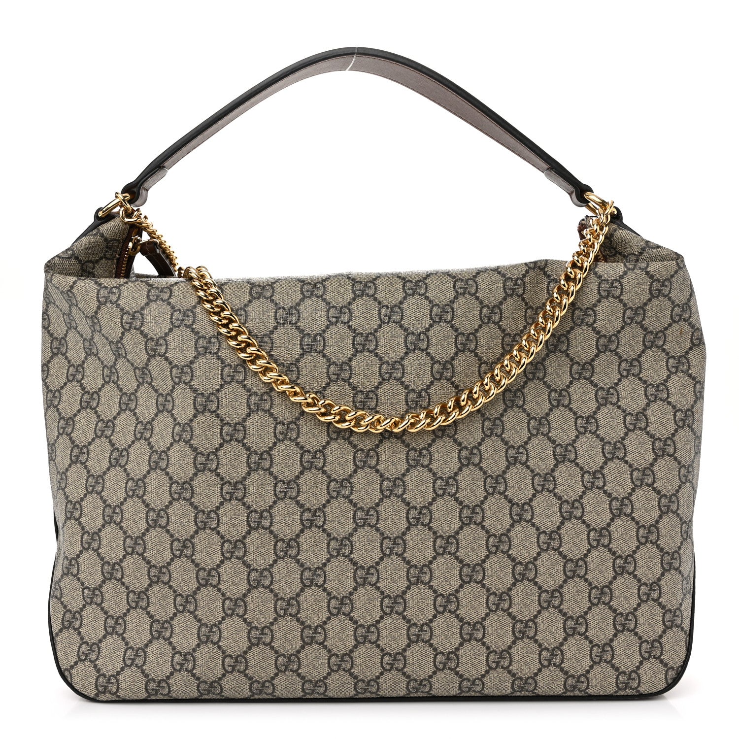 Gucci GG Supreme Monogram Large Linea A Hobo Light Brown 1 of 12