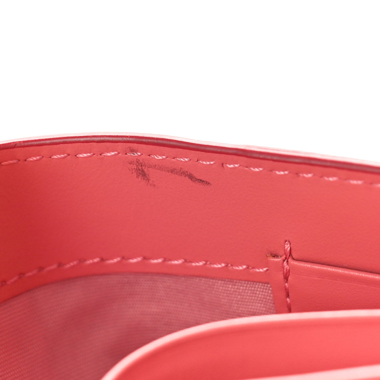 Grained Calfskin Wallet Pink