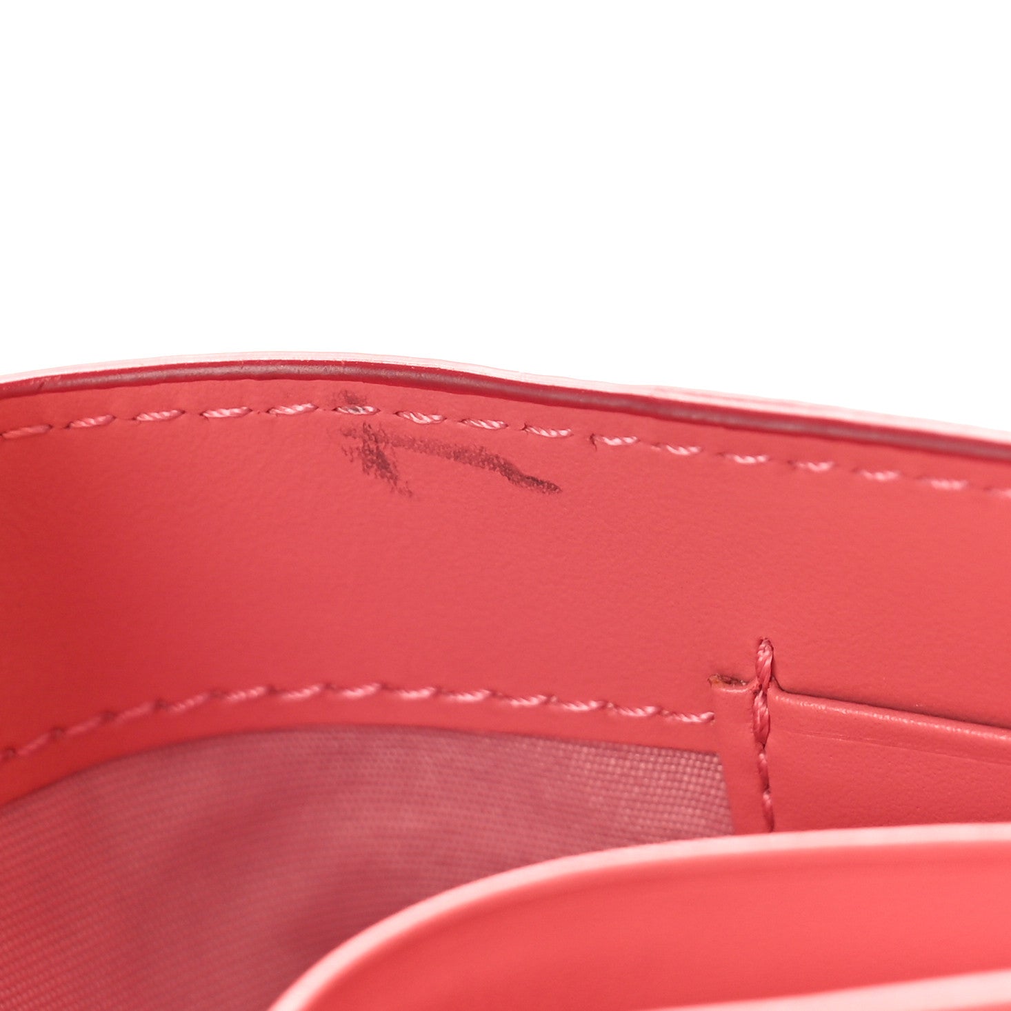 MCM Grained Calfskin Wallet Pink 7 of 10