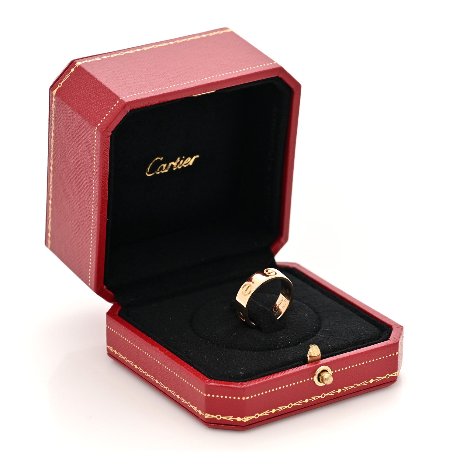 Cartier 18K Yellow Gold 5.5mm LOVE Ring 52 6 5 of 5