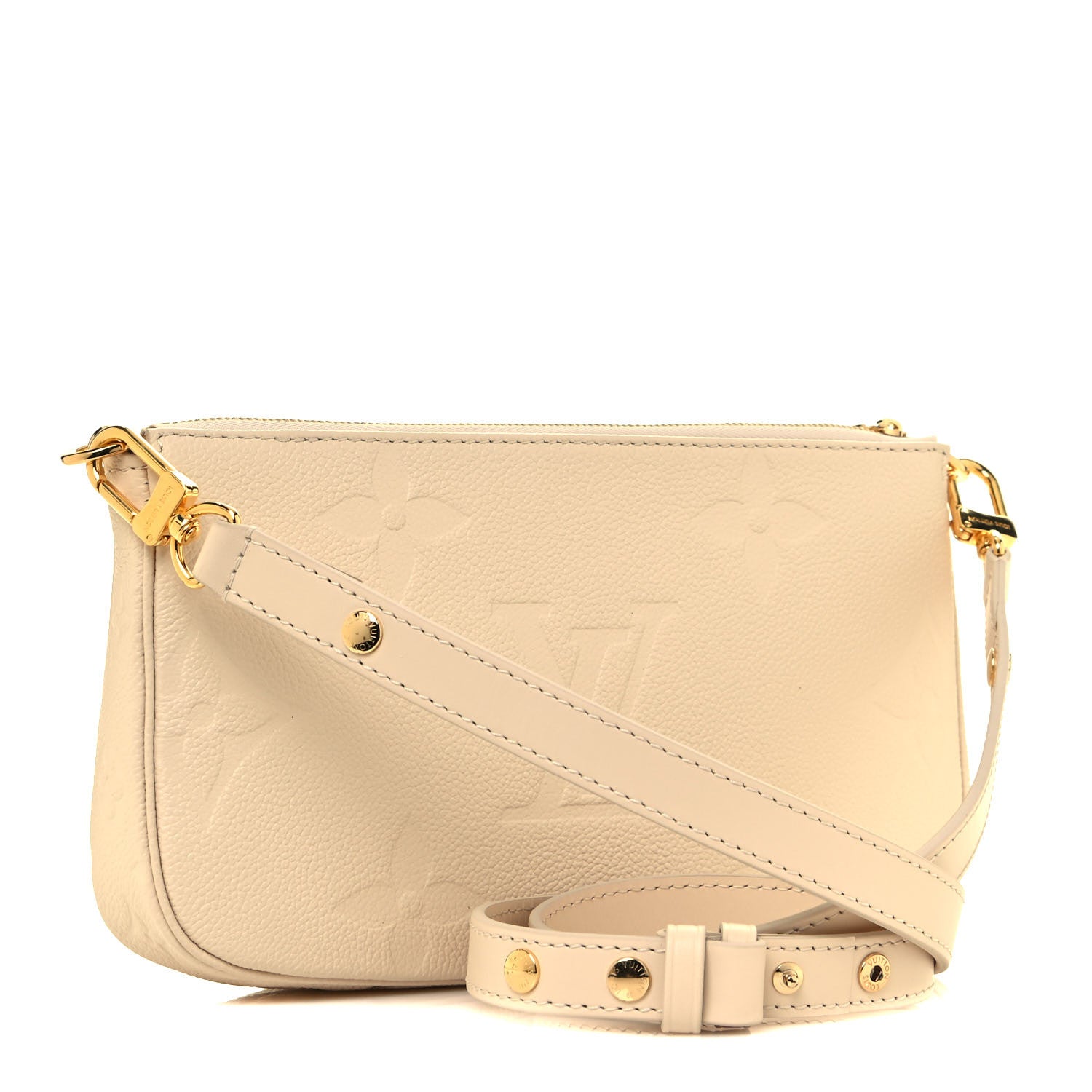 Louis Vuitton Empreinte Monogram Giant Multi Pochette Accessories Cream 3 of 13