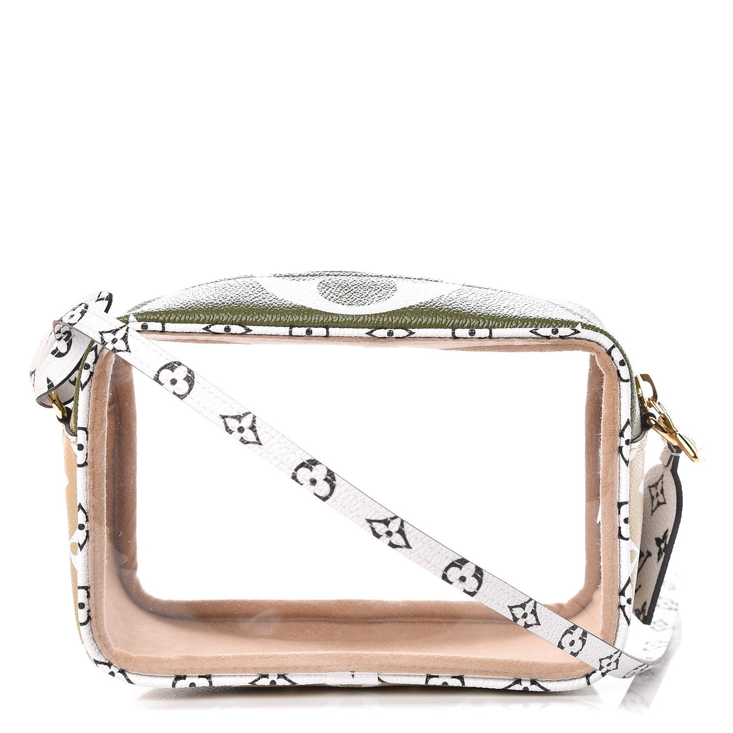 Monogram Giant Beach Pouch Kaki