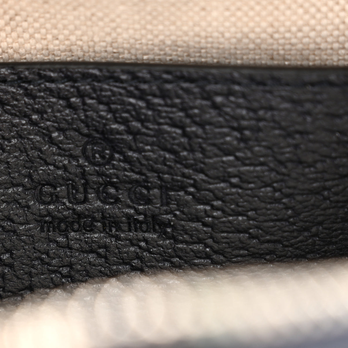 Gucci GG Supreme Monogram Textured Dollar Calfskin Web Small Ophidia Camera Bag Beige Blue 6 of 11