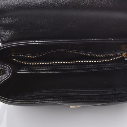Saint Laurent Calfskin Y Quilted Monogram Toy Loulou Crossbody Bag Black 5 of 8