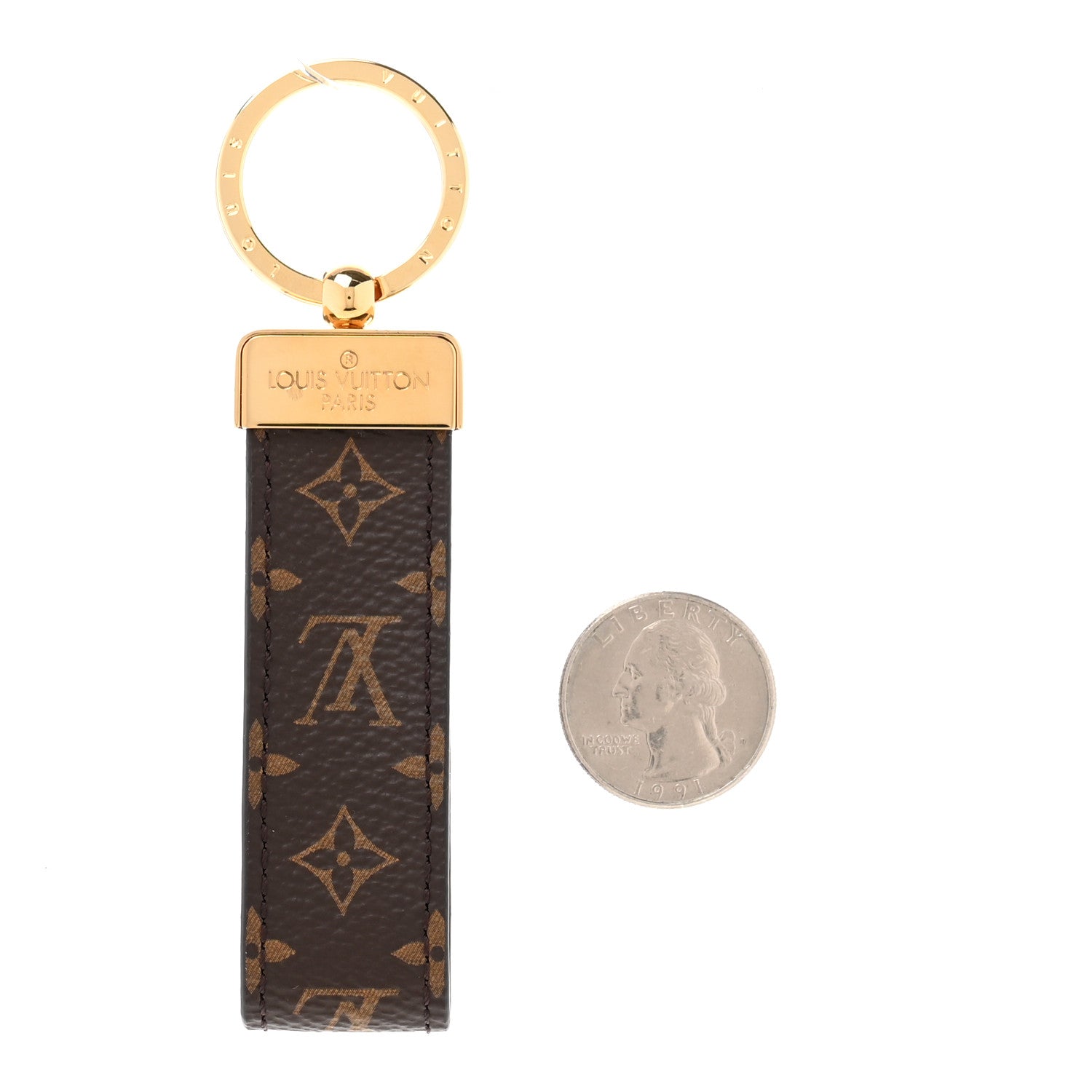 Louis Vuitton Monogram Dragonne Key Holder 2 of 5